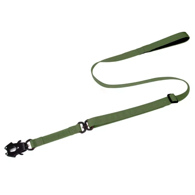 Army Green Nylon Tactical Heavy Duty Dog Lead