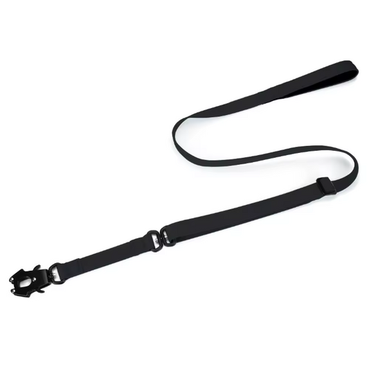 Black Nylon Tactical Heavy Duty Dog Lead