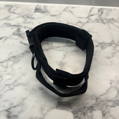 Black Oxford Tactical Dog Collar