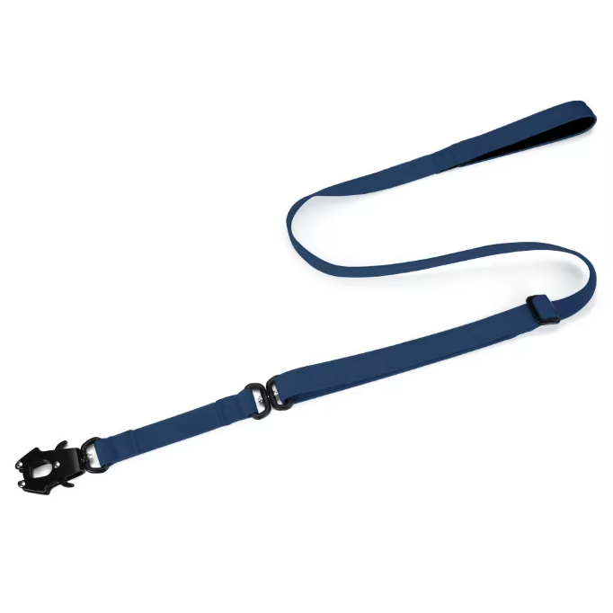 Navy Blue Nylon Tactical Heavy Duty Dog Lead